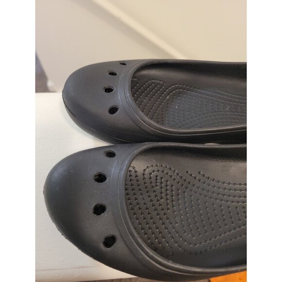 Crocs Kadee Ballerina Flats Black Size 10 Women - Picture 3 of 8